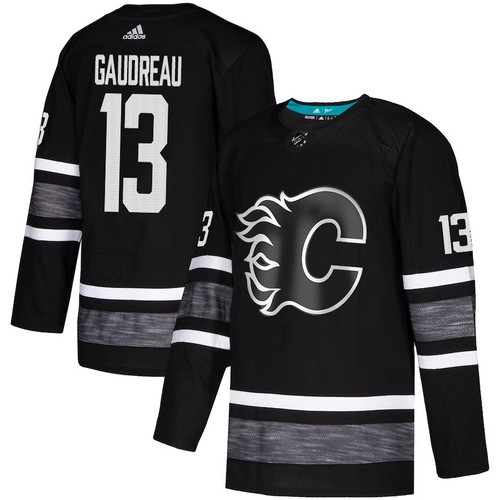 Calgary Flames Trikot #13 Johnny Gaudreau Schwarz 2019 All-Star NHL